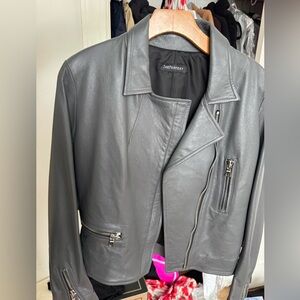 NWT-Perfext 100% Leather Jacket -Fringe